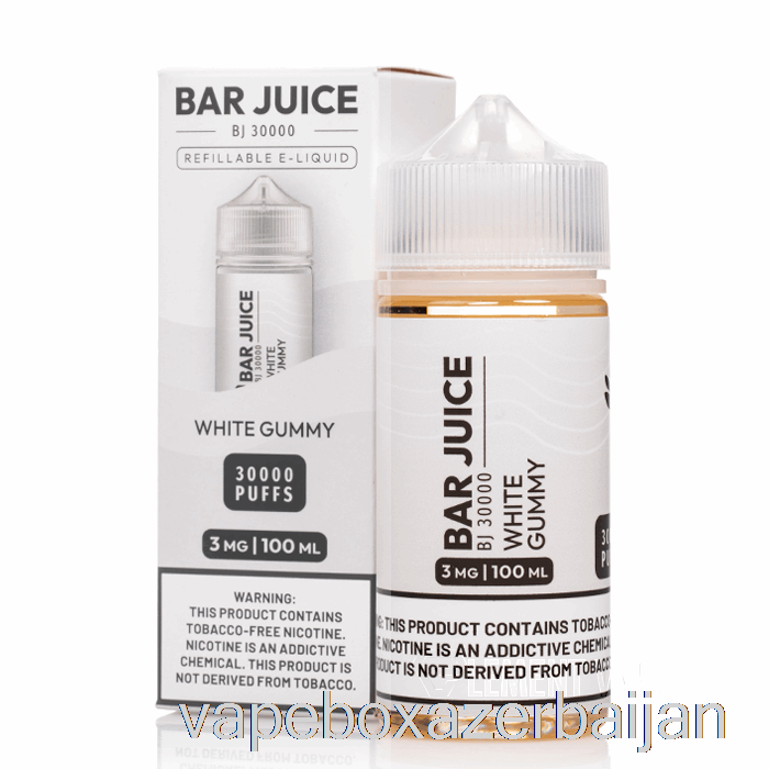 Vape Azerbaijan White Gummy - Bar Juice - 100mL 6mg